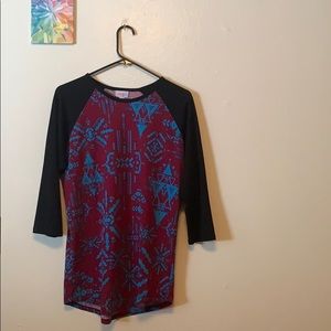 Lula roe 3/4 sleeve top
